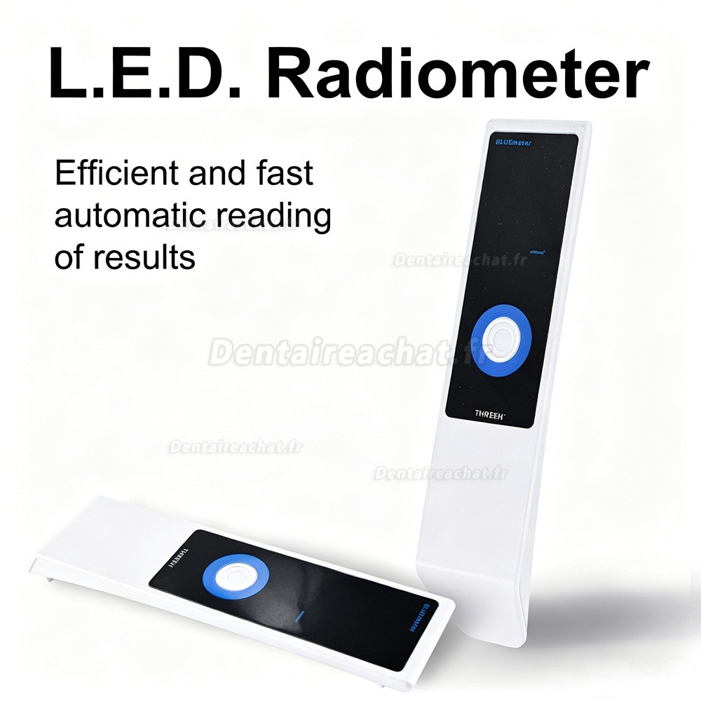 Radiom&egrave;tre pour lampe &agrave; polym&eacute;riser THREEH BLUEmeter 50-3600 mW/cm&sup2;